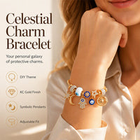 ⏳Limited-time 49% off⏰Celestial Sun Moon Charm Bracelet💫☄️