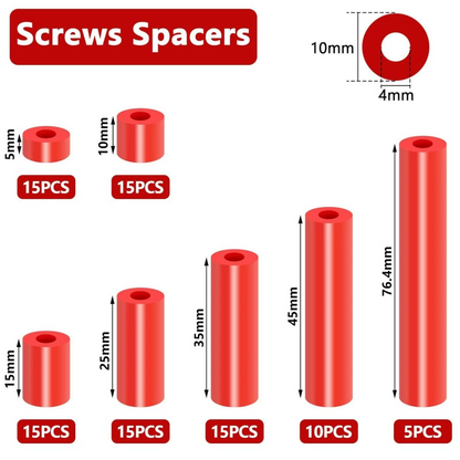 🎉 2026 Sale — Over 14,800 Sold!🔌Outlet Spacer & Screw Assortment Kit ⚙️
