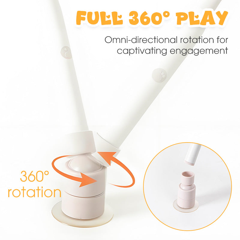 🎉 LIMITED TIME 49% OFF! 😻 Fun Interactive Suction Cup Cat Wand Toy – 360° Rotation, 2 Automatic Modes & Hands-Free Play ✨