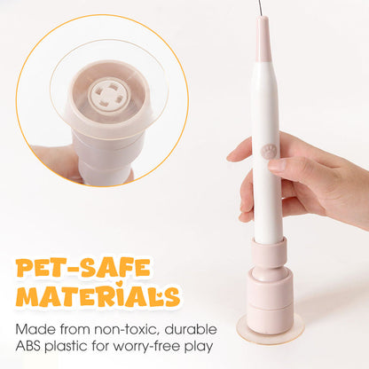 🎉 LIMITED TIME 49% OFF! 😻 Fun Interactive Suction Cup Cat Wand Toy – 360° Rotation, 2 Automatic Modes & Hands-Free Play ✨