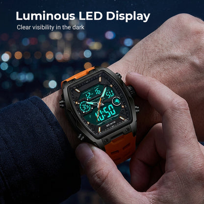 ⏳🔥LIMITED-TIME 49% OFF! ⏰Men's Dual Display Sports Watch with Luminous Dial