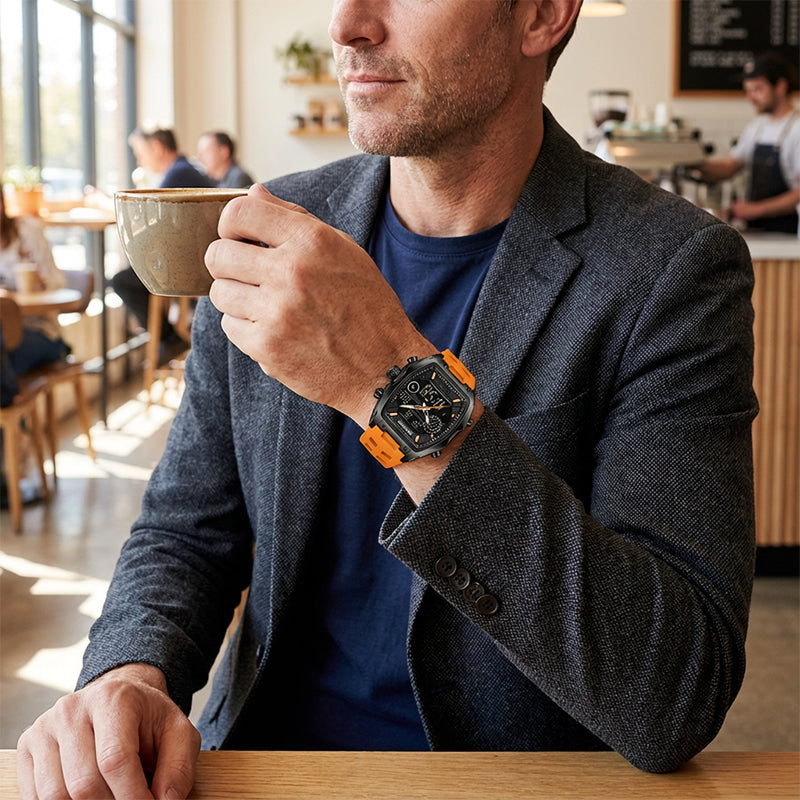 ⏳🔥LIMITED-TIME 49% OFF! ⏰Men's Dual Display Sports Watch with Luminous Dial