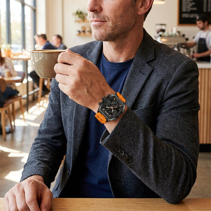 ⏳🔥LIMITED-TIME 49% OFF! ⏰Men's Dual Display Sports Watch with Luminous Dial