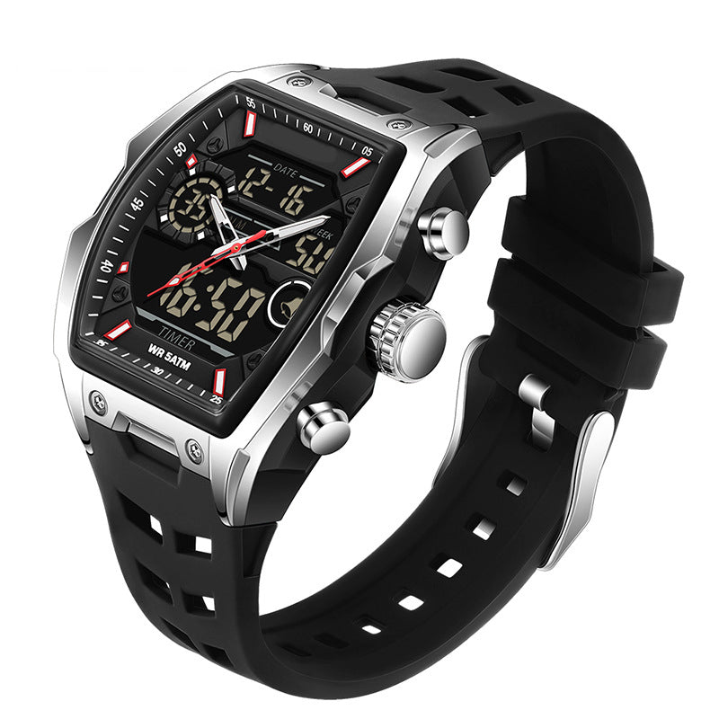 ⏳🔥LIMITED-TIME 49% OFF! ⏰Men's Dual Display Sports Watch with Luminous Dial