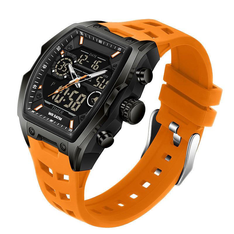 ⏳🔥LIMITED-TIME 49% OFF! ⏰Men's Dual Display Sports Watch with Luminous Dial
