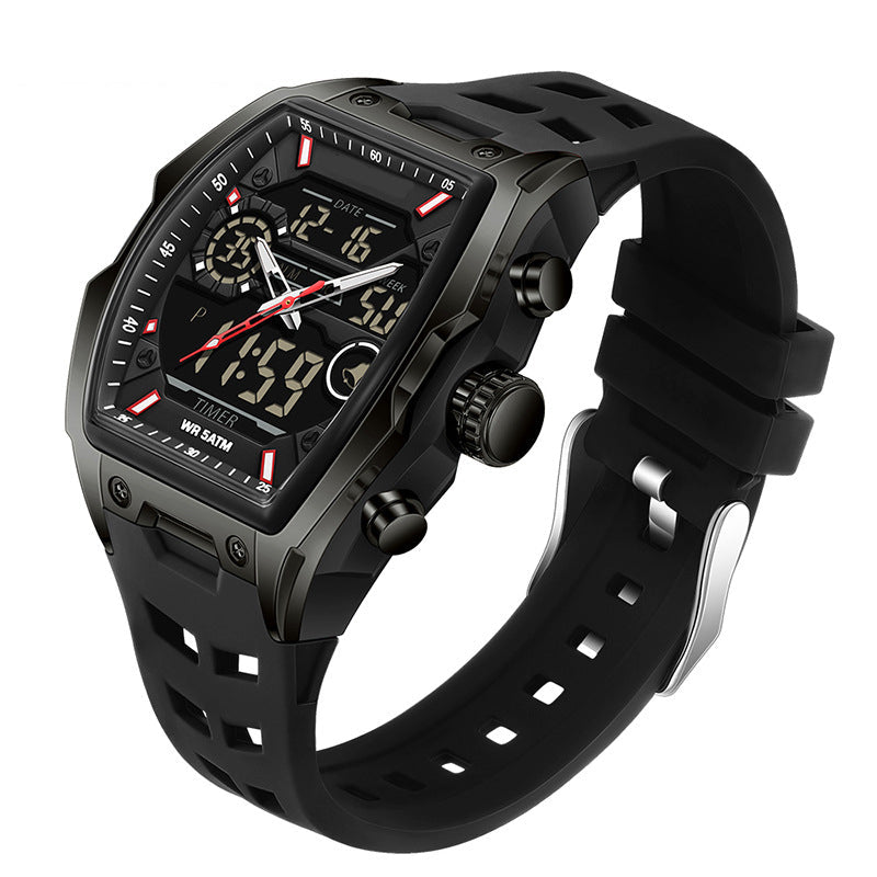 ⏳🔥LIMITED-TIME 49% OFF! ⏰Men's Dual Display Sports Watch with Luminous Dial