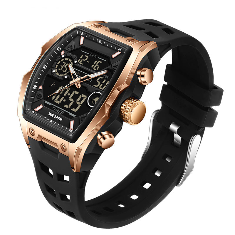⏳🔥LIMITED-TIME 49% OFF! ⏰Men's Dual Display Sports Watch with Luminous Dial