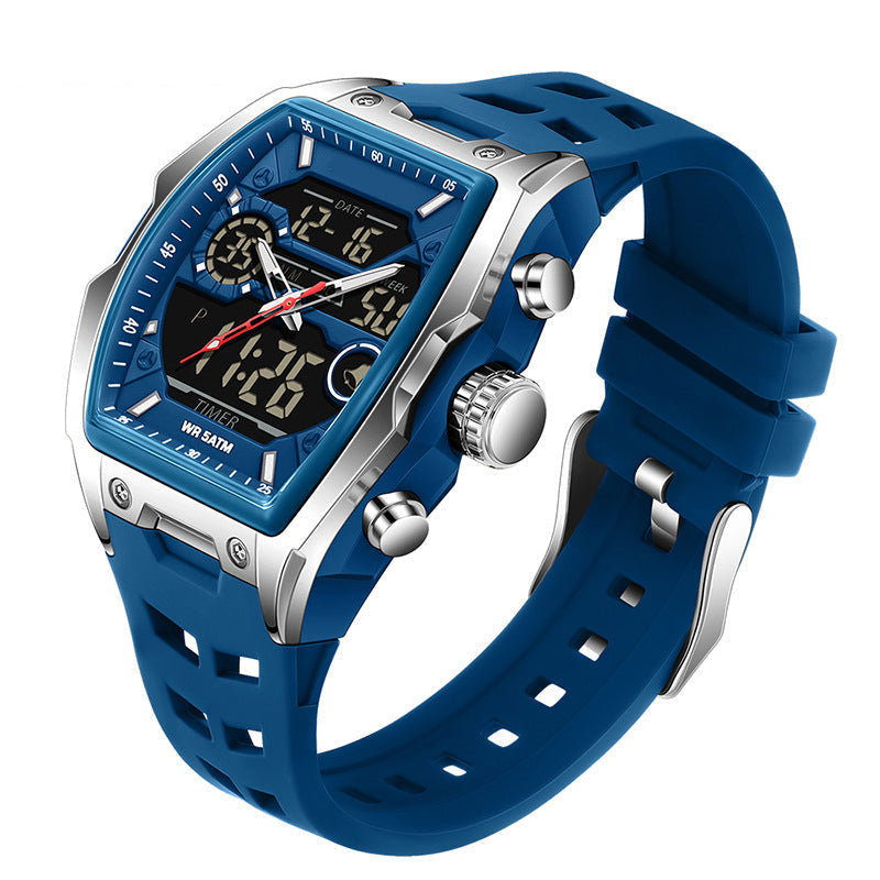 ⏳🔥LIMITED-TIME 49% OFF! ⏰Men's Dual Display Sports Watch with Luminous Dial