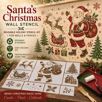 🎄 LIMITED‑TIME 49% OFF! ⚡DIY Garden Painting Templates for Every Space – Reusable Festive Stencils ✨