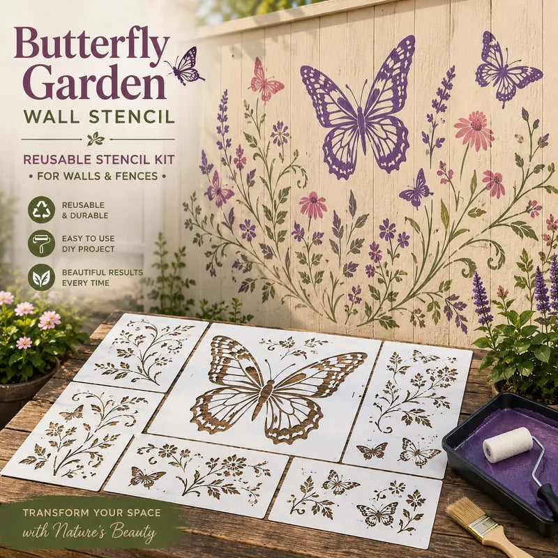 🎄 LIMITED‑TIME 49% OFF! ⚡DIY Garden Painting Templates for Every Space – Reusable Festive Stencils ✨