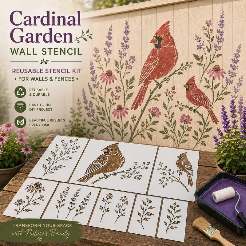 🎄 LIMITED‑TIME 49% OFF! ⚡DIY Garden Painting Templates for Every Space – Reusable Festive Stencils ✨