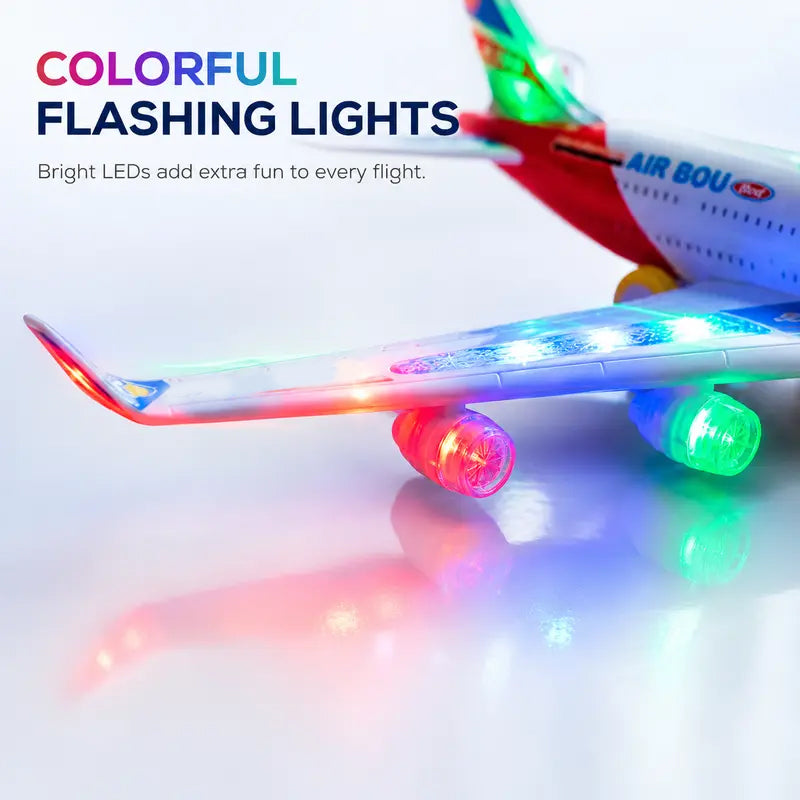 ✈️ LIMITED‑TIME 49% OFF! 💡 Electric Model Aircraft with Sound and LED Lights – Interactive, Eye‑Catching, Sturdy ✨