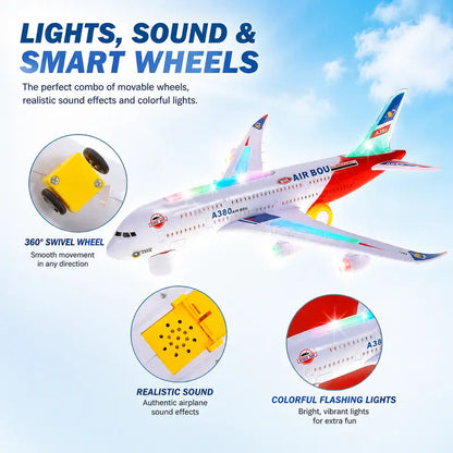 ✈️ LIMITED‑TIME 49% OFF! 💡 Electric Model Aircraft with Sound and LED Lights – Interactive, Eye‑Catching, Sturdy ✨
