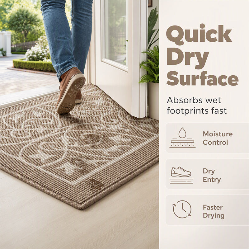 📢 LIMITED TIME 49% OFF! ✨ Non-Slip Dirt-Trapping Front Door Mat – Dust-Trapping, Quick Dry & Stay-Put Grip – Nordic-Inspired Design 🏠