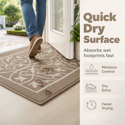 📢 LIMITED TIME 49% OFF! ✨ Non-Slip Dirt-Trapping Front Door Mat – Dust-Trapping, Quick Dry & Stay-Put Grip – Nordic-Inspired Design 🏠