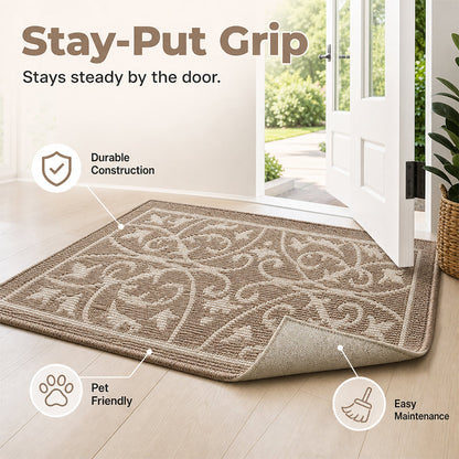 📢 LIMITED TIME 49% OFF! ✨ Non-Slip Dirt-Trapping Front Door Mat – Dust-Trapping, Quick Dry & Stay-Put Grip – Nordic-Inspired Design 🏠