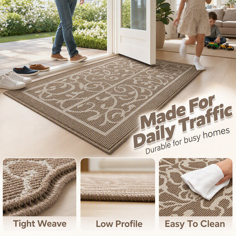 📢 LIMITED TIME 49% OFF! ✨ Non-Slip Dirt-Trapping Front Door Mat – Dust-Trapping, Quick Dry & Stay-Put Grip – Nordic-Inspired Design 🏠