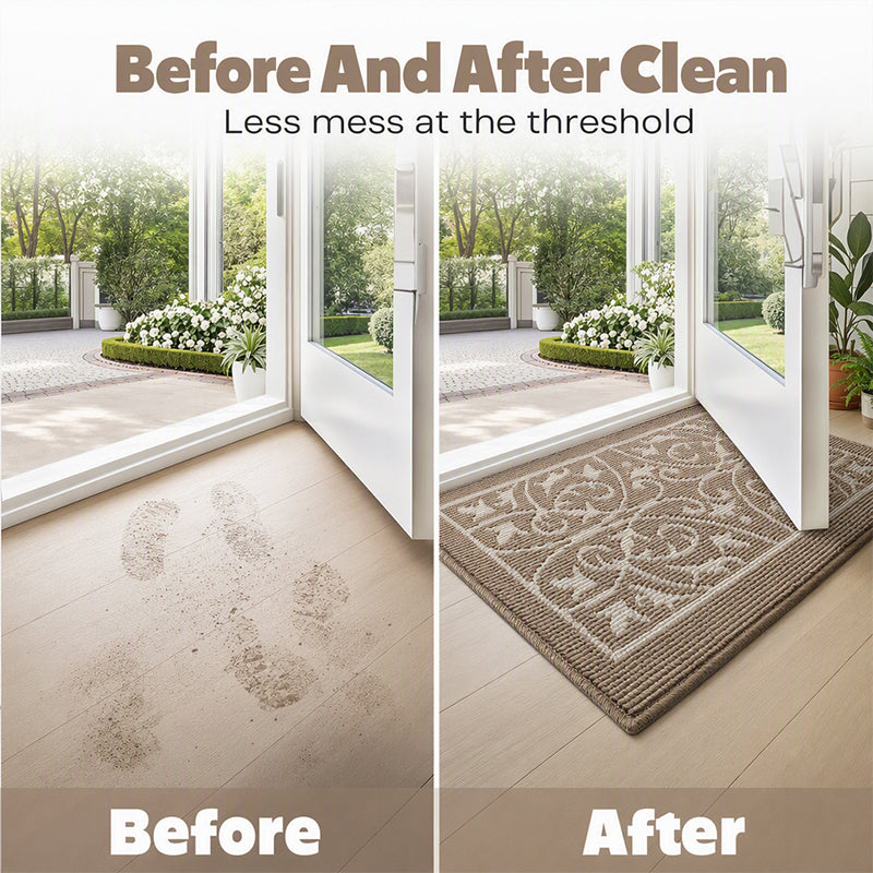 📢 LIMITED TIME 49% OFF! ✨ Non-Slip Dirt-Trapping Front Door Mat – Dust-Trapping, Quick Dry & Stay-Put Grip – Nordic-Inspired Design 🏠