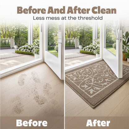 📢 LIMITED TIME 49% OFF! ✨ Non-Slip Dirt-Trapping Front Door Mat – Dust-Trapping, Quick Dry & Stay-Put Grip – Nordic-Inspired Design 🏠