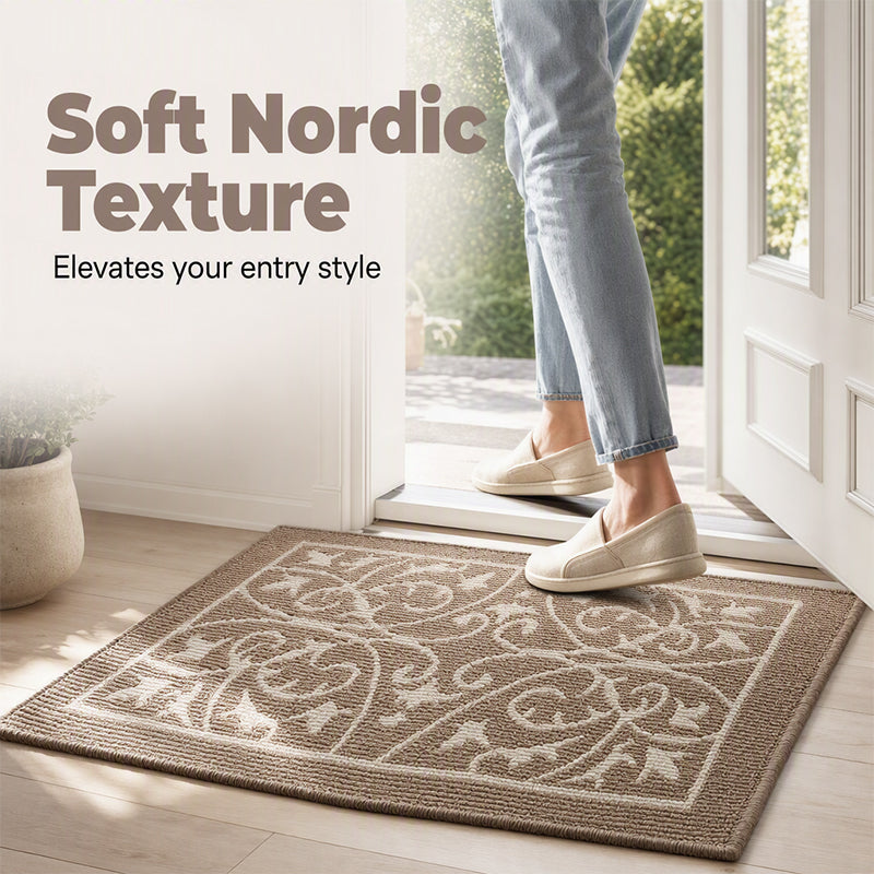 📢 LIMITED TIME 49% OFF! ✨ Non-Slip Dirt-Trapping Front Door Mat – Dust-Trapping, Quick Dry & Stay-Put Grip – Nordic-Inspired Design 🏠