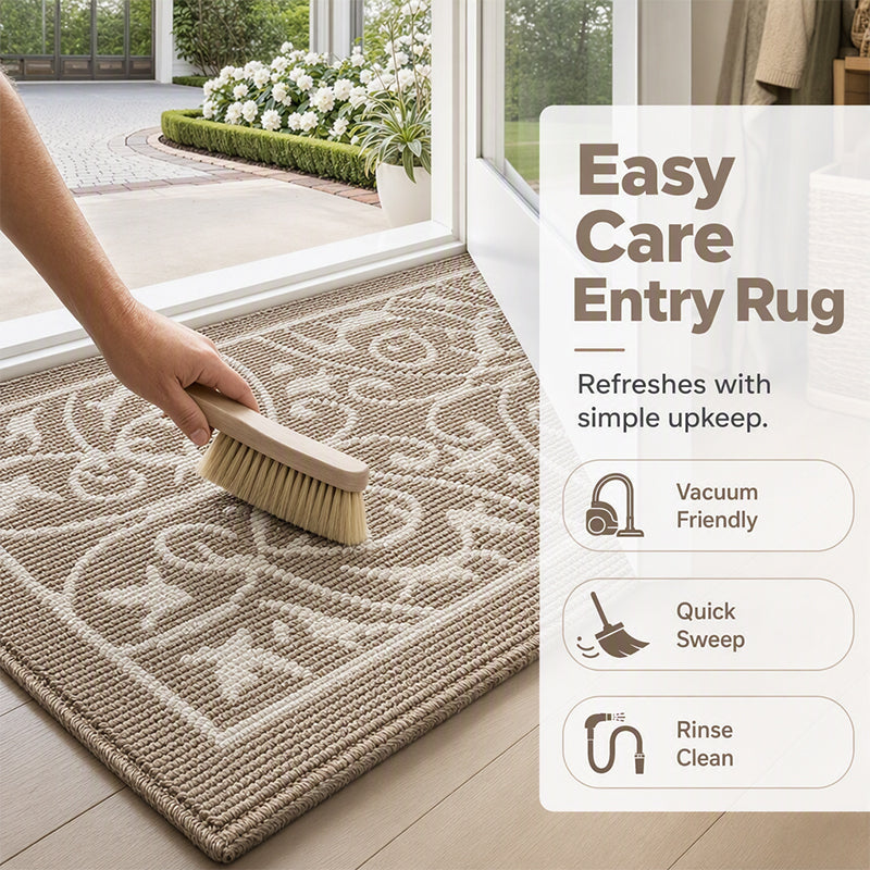 📢 LIMITED TIME 49% OFF! ✨ Non-Slip Dirt-Trapping Front Door Mat – Dust-Trapping, Quick Dry & Stay-Put Grip – Nordic-Inspired Design 🏠