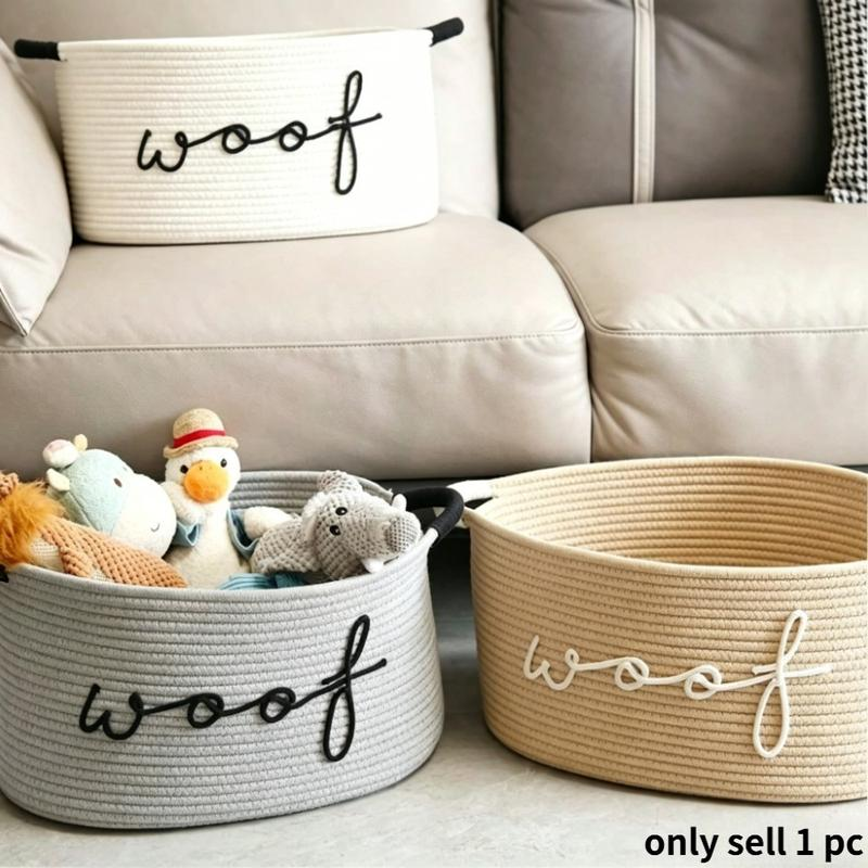 🧺 49% OFF NOW! 🐾 Hand-Woven Pet Toy Storage Basket – Natural material, durable & stylish – Keeps toys tidy & easily accessible 🧸