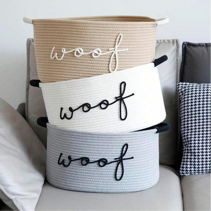 🧺 49% OFF NOW! 🐾 Hand-Woven Pet Toy Storage Basket – Natural material, durable & stylish – Keeps toys tidy & easily accessible 🧸