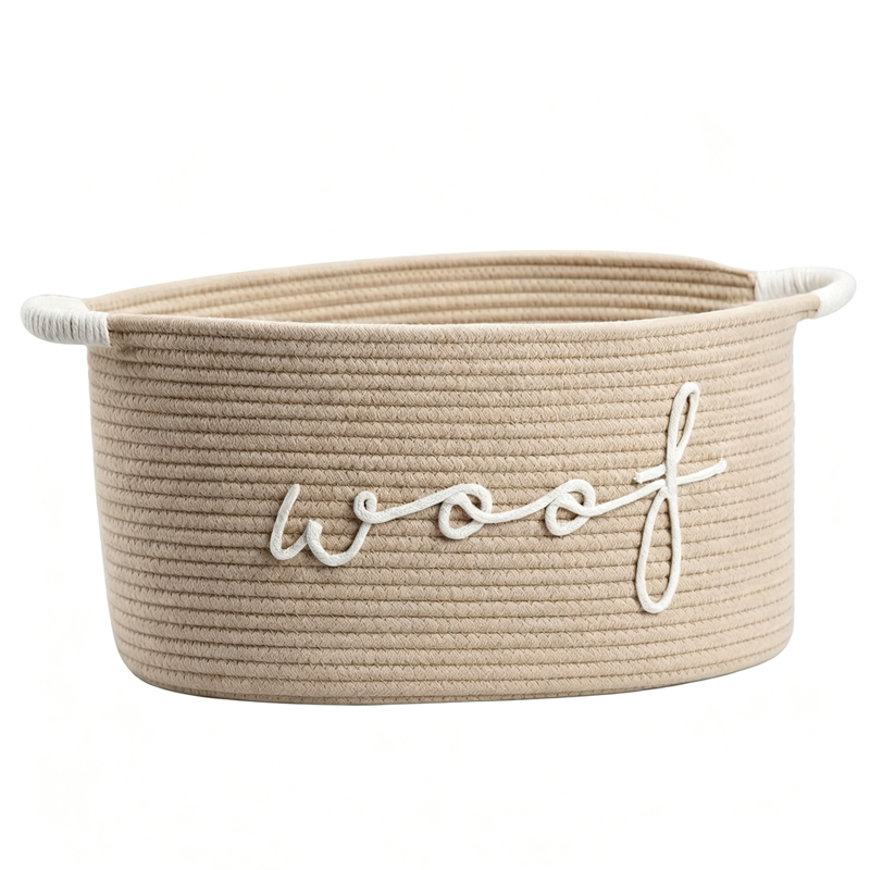 🧺 49% OFF NOW! 🐾 Hand-Woven Pet Toy Storage Basket – Natural material, durable & stylish – Keeps toys tidy & easily accessible 🧸