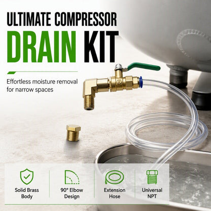 🏆Universal Air Compressor Drain Valve Kit
