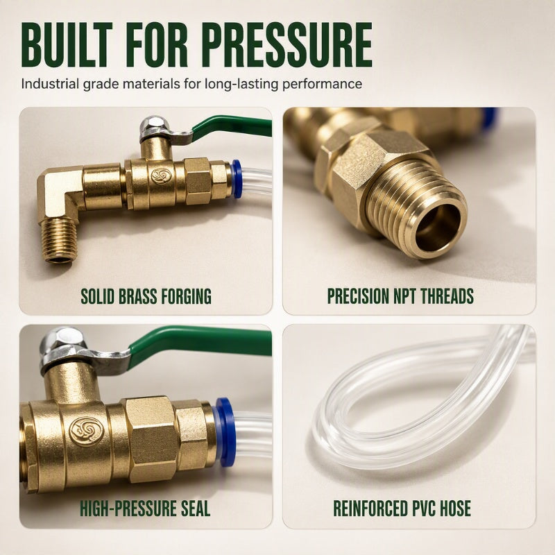 🏆Universal Air Compressor Drain Valve Kit