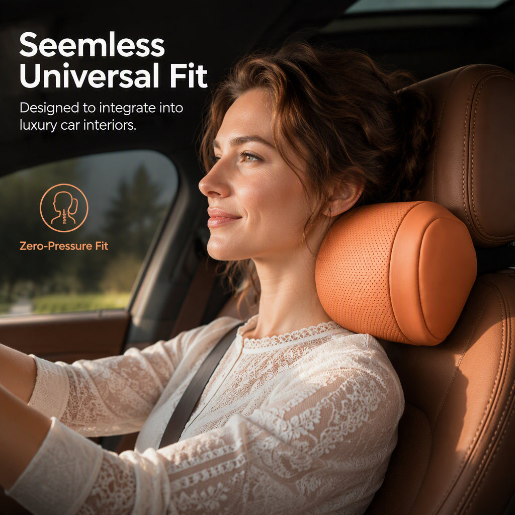 📢📢49% OFF !! ⏰ Say Goodbye to Neck Fatigue – 3D Ergonomic Car Headrest Support Cushion