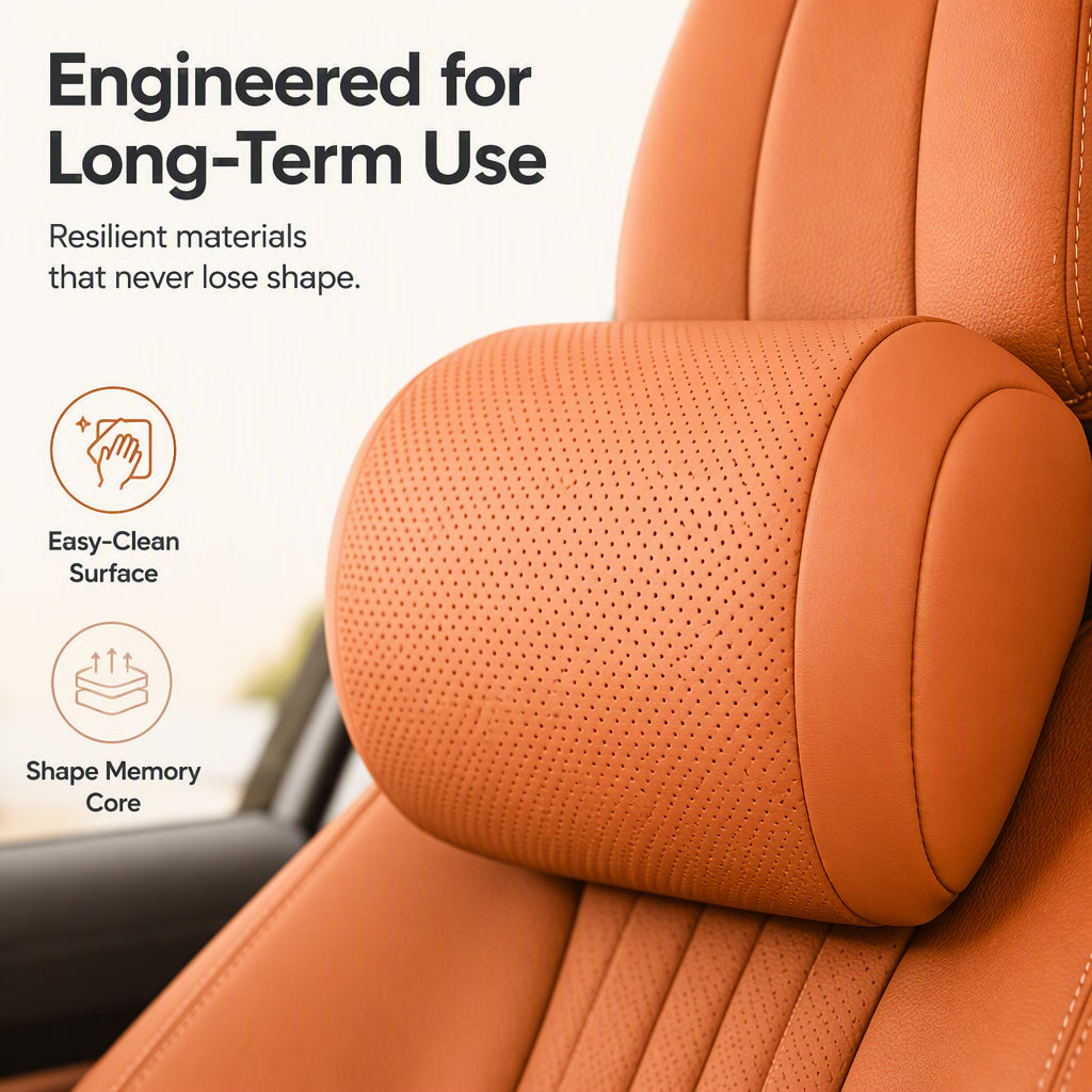 📢📢49% OFF !! ⏰ Say Goodbye to Neck Fatigue – 3D Ergonomic Car Headrest Support Cushion
