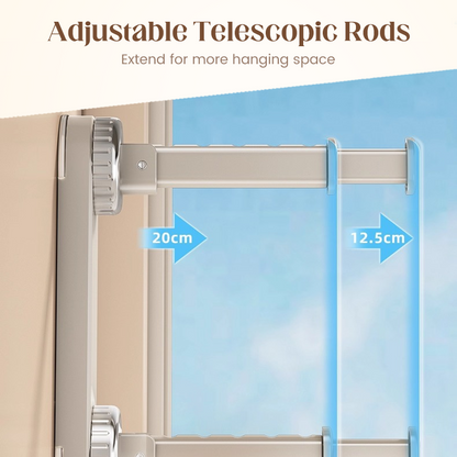 📢📢49% OFF !! ⏰Foldable Telescopic Suction-Cup Hanger Rack