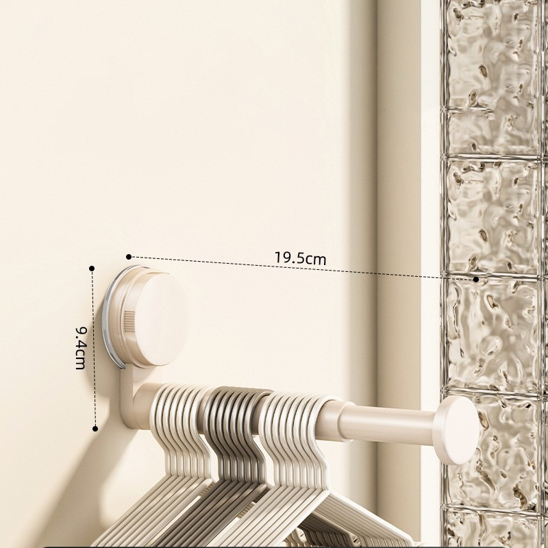 📢📢49% OFF !! ⏰Foldable Telescopic Suction-Cup Hanger Rack