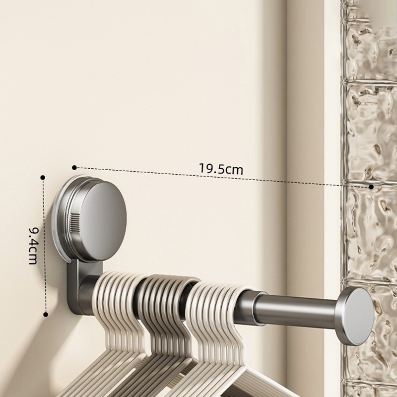 📢📢49% OFF !! ⏰Foldable Telescopic Suction-Cup Hanger Rack