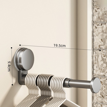 📢📢49% OFF !! ⏰Foldable Telescopic Suction-Cup Hanger Rack
