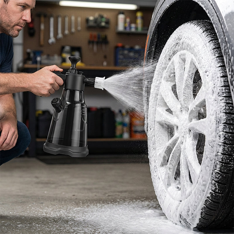 🚗 49% OFF NOW! 💦 High-Pressure Foam Sprayer for Car Washing – Thick foam, adjustable nozzle & easy to use – Perfect for cars, bikes & outdoor cleaning ✨