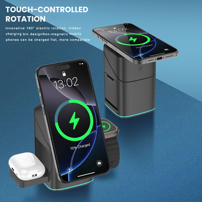 🏆LAST DAY 49% OFF📱3-in-1 Wireless Magnetism Fast Charging Stand