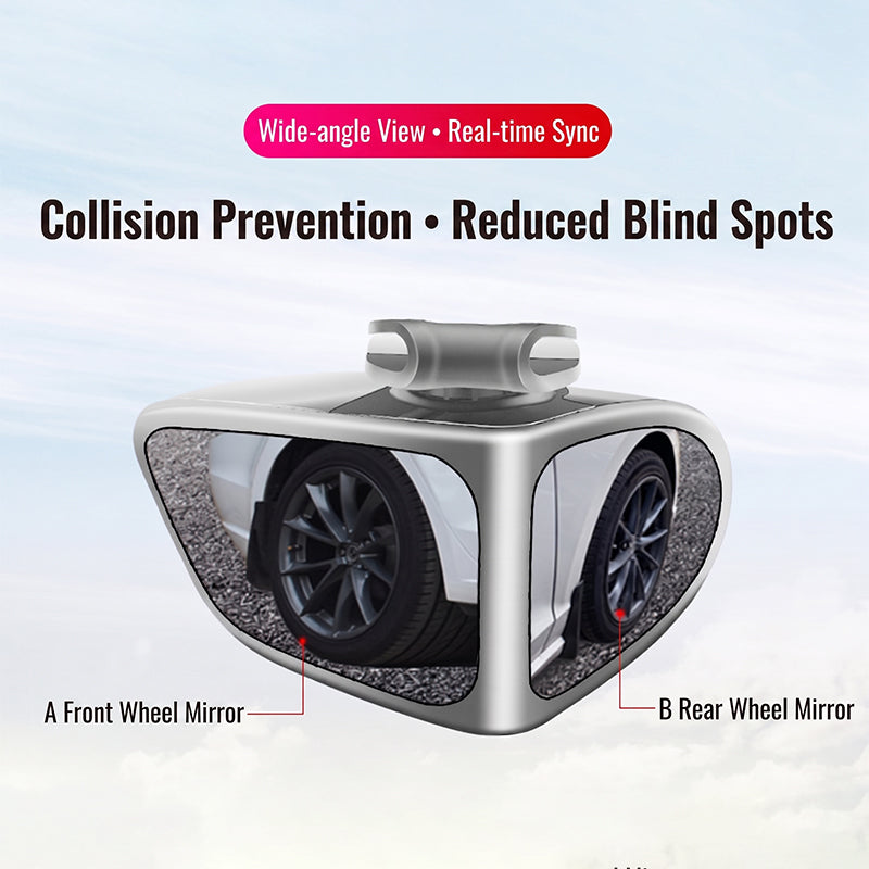 🚗 LIMITED‑TIME 49% OFF! 🔍 Dual‑Lens 360°Adjustable Blind Spot Mirror – Rotatable, Wide‑View, Parking‑Friendly ✨