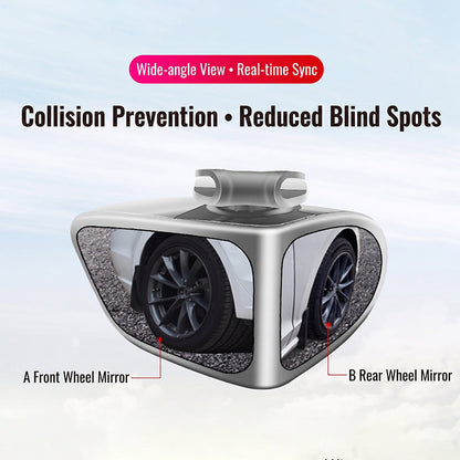 🚗 LIMITED‑TIME 49% OFF! 🔍 Dual‑Lens 360°Adjustable Blind Spot Mirror – Rotatable, Wide‑View, Parking‑Friendly ✨