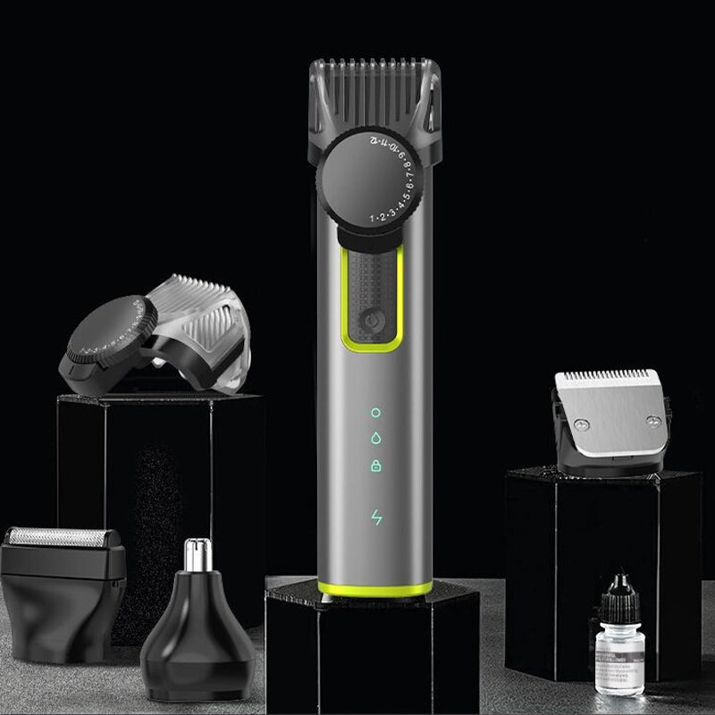 💈 49% OFF NOW! ✂️ 4-in-1 Hair Clipper Set – Interchangeable Heads, 1-12mm Dial, 90-Min Runtime & IPX5 – All-in-One Grooming 🪒