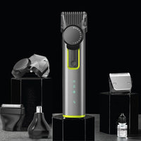 💈 49% OFF NOW! ✂️ 4-in-1 Hair Clipper Set – Interchangeable Heads, 1-12mm Dial, 90-Min Runtime & IPX5 – All-in-One Grooming 🪒