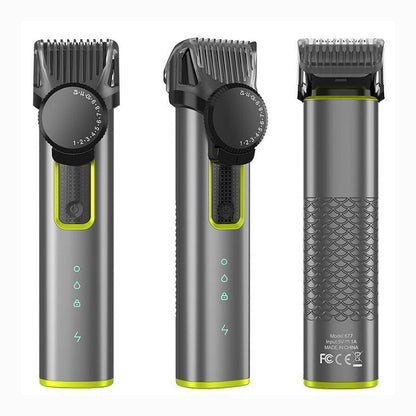 💈 49% OFF NOW! ✂️ 4-in-1 Hair Clipper Set – Interchangeable Heads, 1-12mm Dial, 90-Min Runtime & IPX5 – All-in-One Grooming 🪒