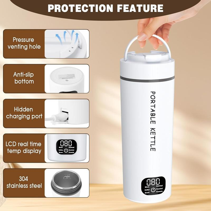 🔥Limited-time 49% OFF💧Portable Electric Water Kettle with Temperature Control