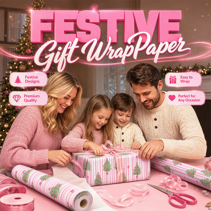 🔥49% OFF🎄Christmas Wrapping Paper for Holiday Gifts