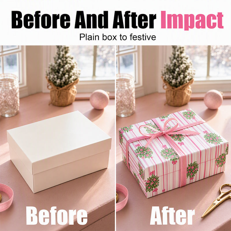 🔥49% OFF🎄Christmas Wrapping Paper for Holiday Gifts