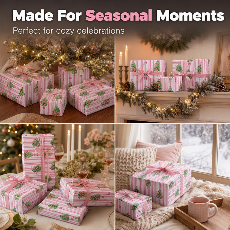 🔥49% OFF🎄Christmas Wrapping Paper for Holiday Gifts