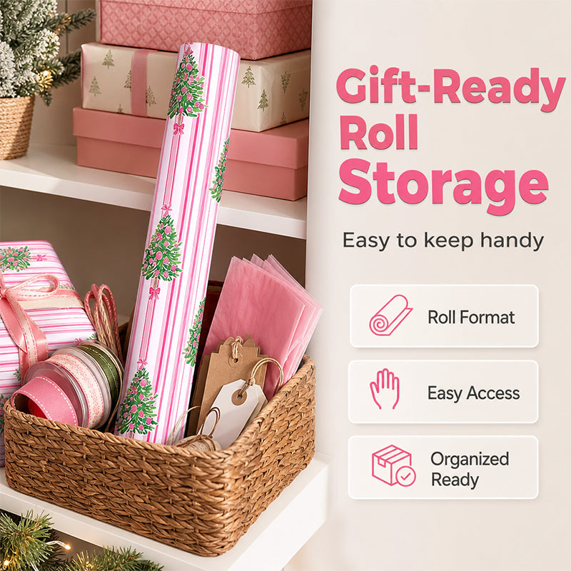 🔥49% OFF🎄Christmas Wrapping Paper for Holiday Gifts