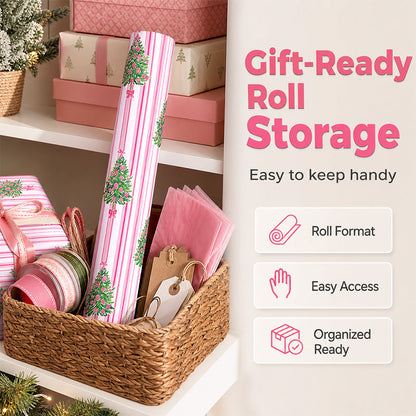 🔥49% OFF🎄Christmas Wrapping Paper for Holiday Gifts