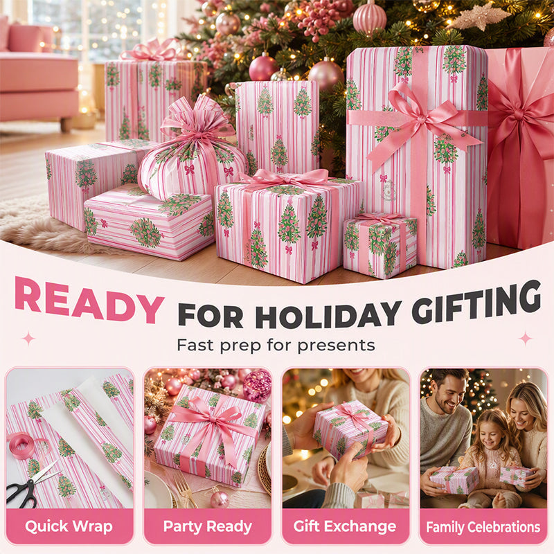 🔥49% OFF🎄Christmas Wrapping Paper for Holiday Gifts